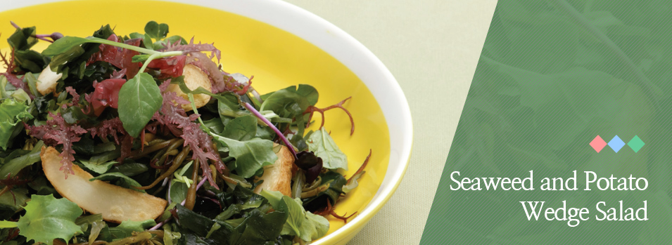 Seaweed and Potato Wedge Salad image
